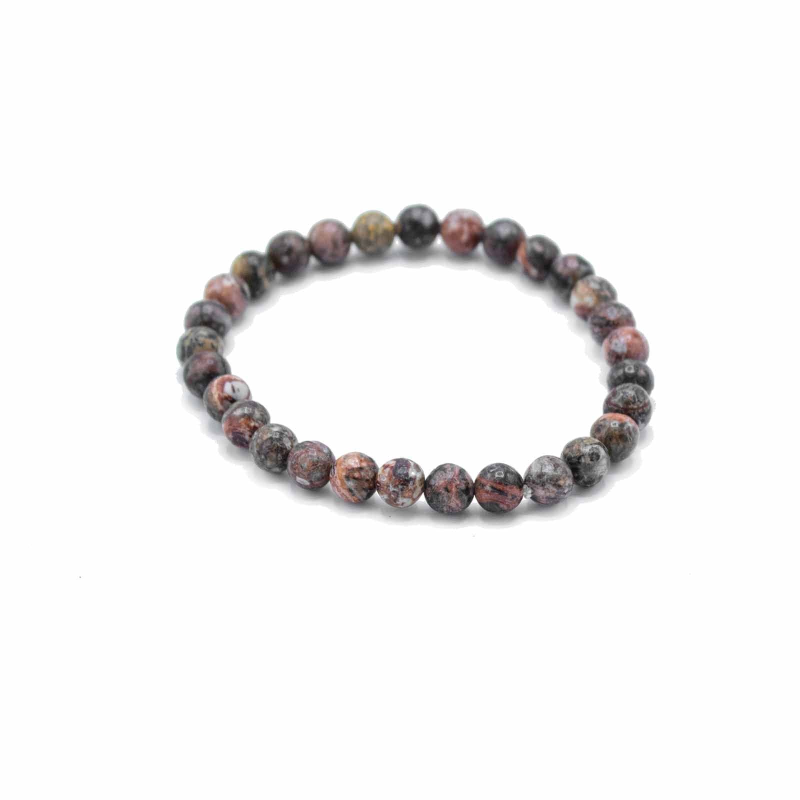 Gemstone Manifestation Bracelet · Leopard Skin Jasper | Courage