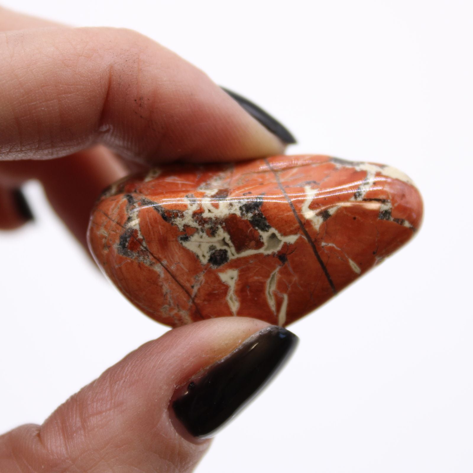 Curated Brecciated Jasper Tumble Stone Set · 12 Pieces
